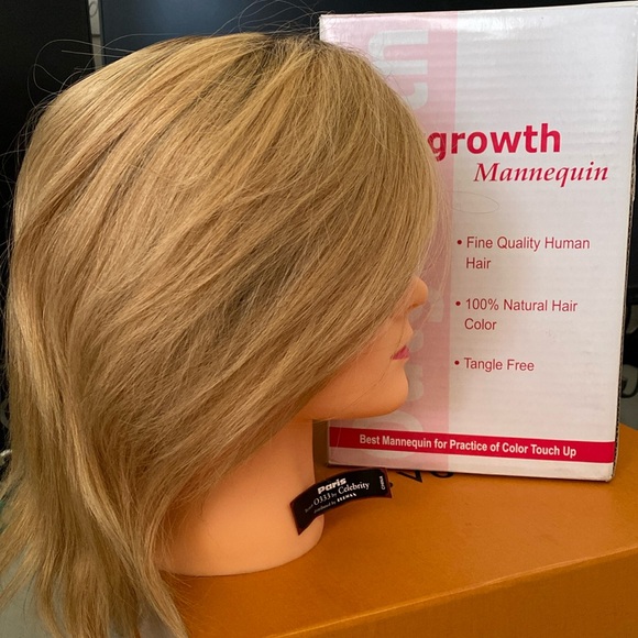 Practice Mannequin Head 100% Human Hair - Picture 3 of 10